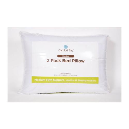 Comfort Bay Twin Pack Bed Pillow image 0