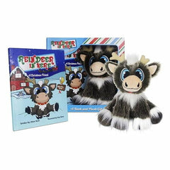 Reindeer In Here: A Christmas Friend (Book & 8" Plush Gift Set) Most Awarded Christmas Tradition Brand of 2018
