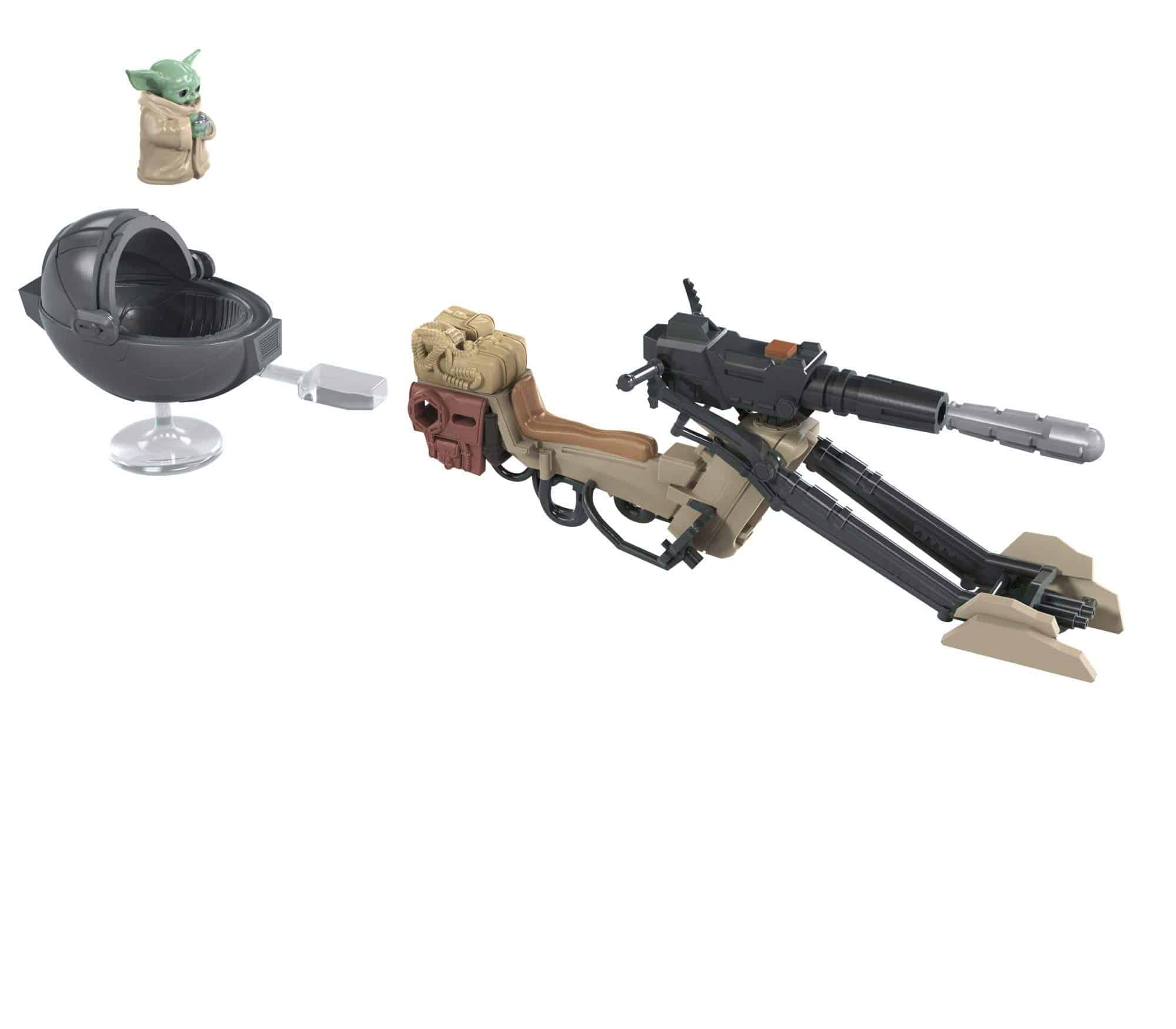 Star Wars Mission Fleet The Mandalorian and The Child Speeder Bike image 3
