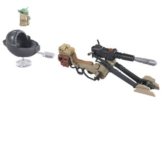 Star Wars Mission Fleet The Mandalorian and The Child Speeder Bike image 3