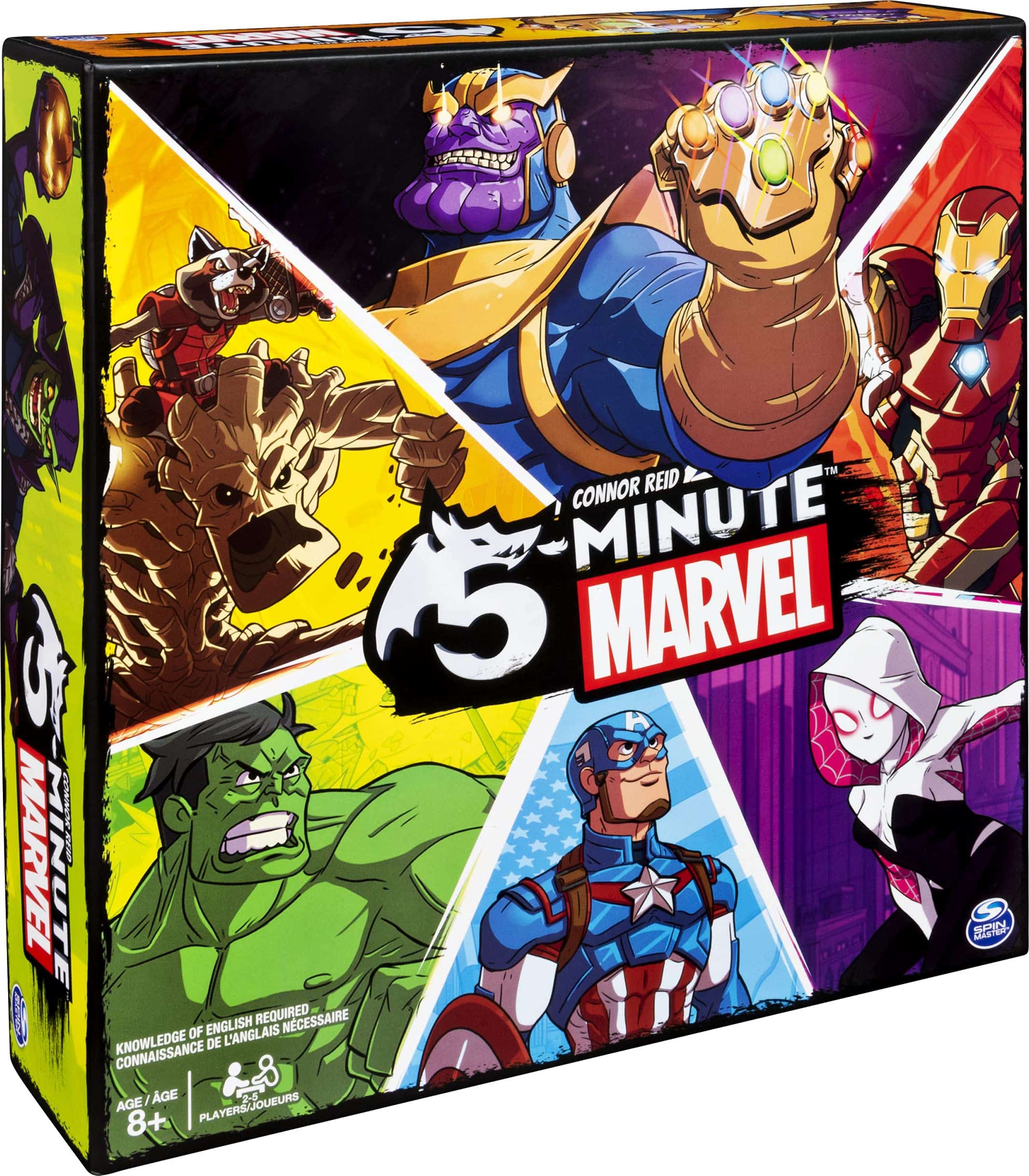 Spin Master Games 5-Minute Marvel, Fast-Paced Cooperative Card Game for Marvel Fans and Kids Aged 8 and Up image 6