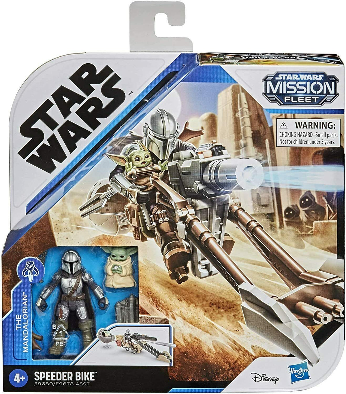 Star Wars Mission Fleet The Mandalorian and The Child Speeder Bike image 0