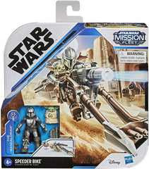 Star Wars Mission Fleet The Mandalorian and The Child Speeder Bike image 0