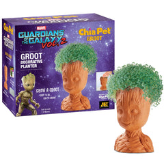 Chia Pet Groot with Seed Pack, Decorative Pottery Planter, Easy to Do and Fun to Grow, Novelty Gift, Perfect for Any Occasion image 0