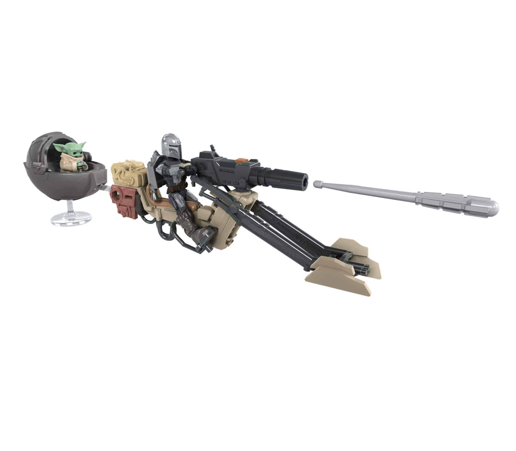 Star Wars Mission Fleet The Mandalorian and The Child Speeder Bike image 2