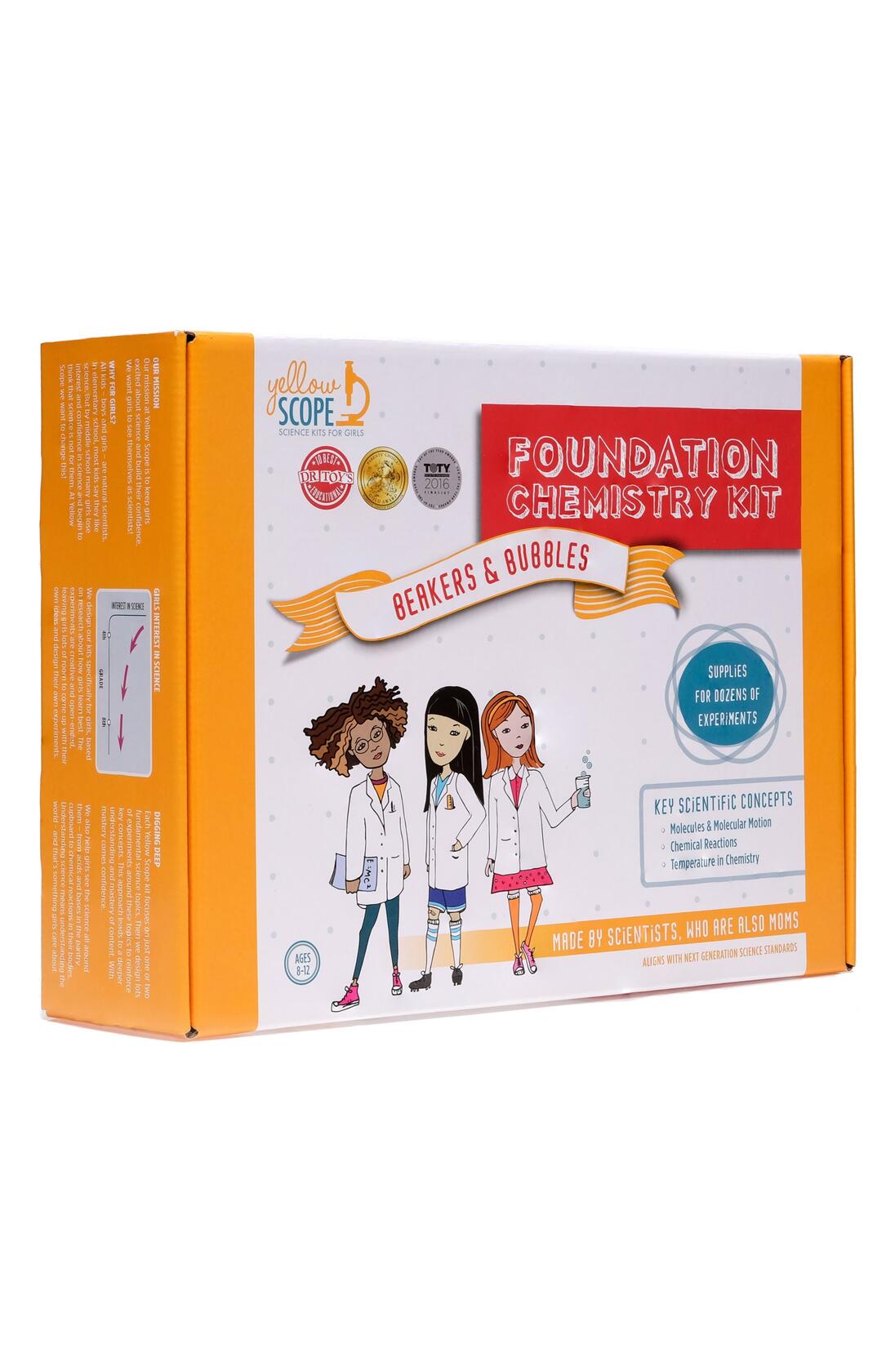 YELLOW SCOPE | Foundation Chemistry Kit: Fun & Educational Science/STEM Experiments for Kids