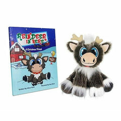 Reindeer In Here: A Christmas Friend (Book & 8" Plush Gift Set) Most Awarded Christmas Tradition Brand of 2018